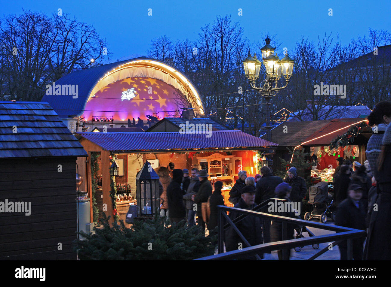 Weihnachtsmarkt, Christkindelsmarkt Baden-Baden Stock Photo