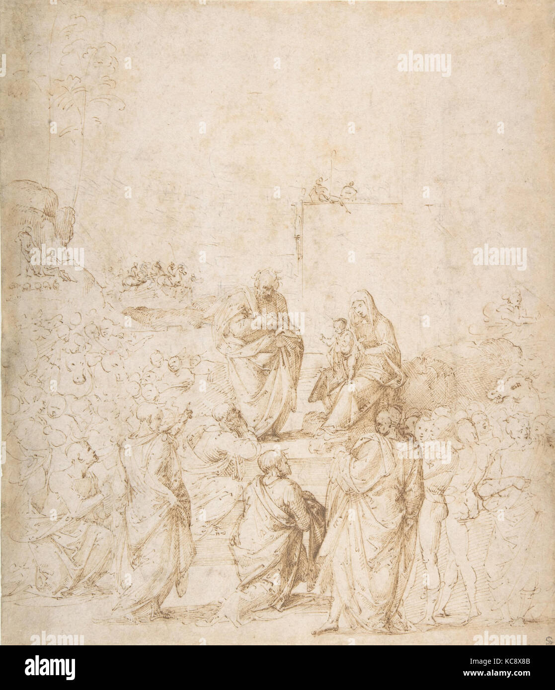 The Adoration of the Magi, Fra Bartolomeo, ca. 1500 Stock Photo - Alamy