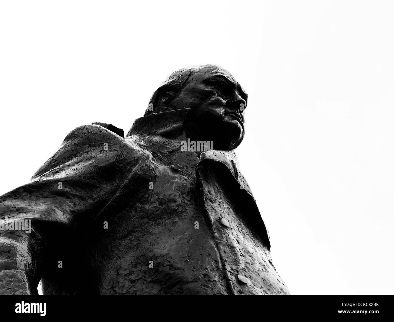 Winston churchill statue Black and White Stock Photos & Images - Alamy