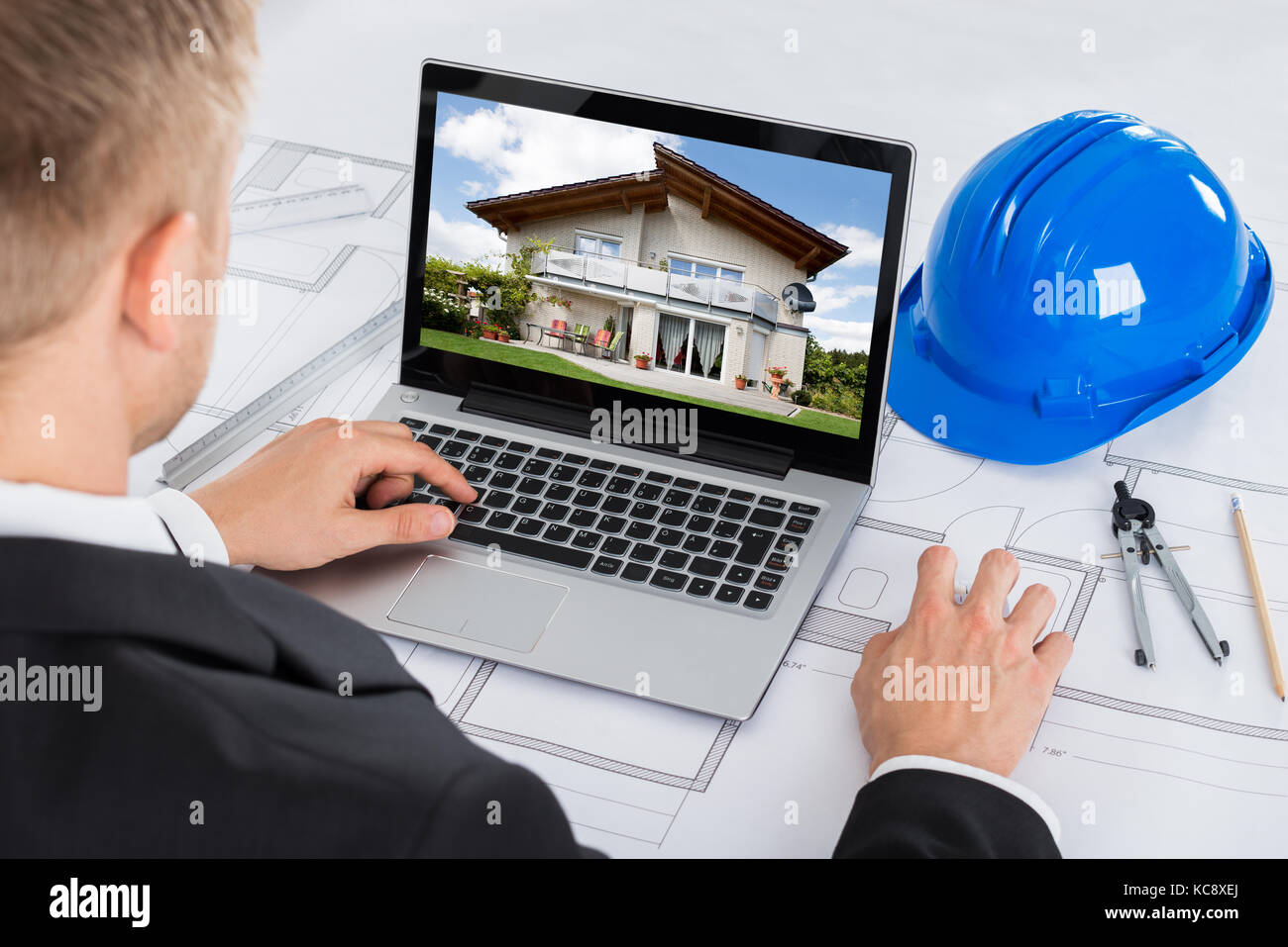 Architect drawing office hi-res stock photography and images - Alamy