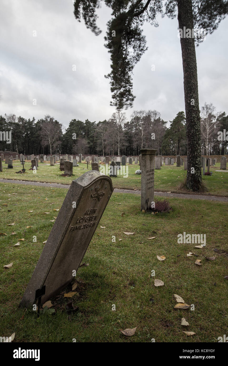 Skogskyrkogården / The Woodland Cemetery Stock Photo