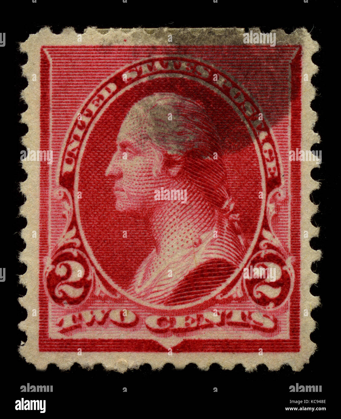 USA - CIRCA 1930: A stamp printed in USA shows Portrait President George Washington circa 1930. Stock Photo