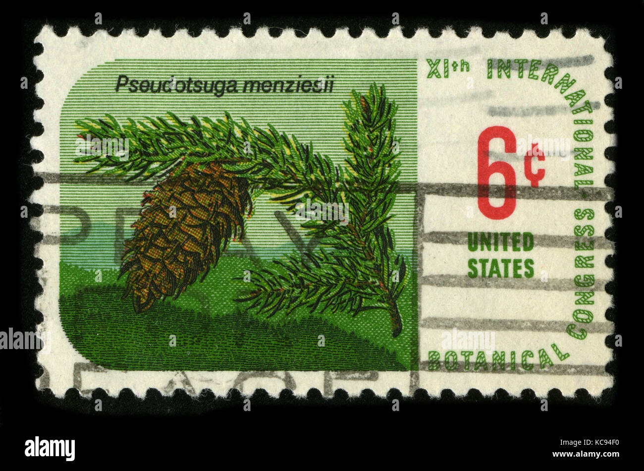 USA - CIRCA 1980: A stamp printed in USA shows image of the dedicated to the Botanical Congress International circa 1980. Stock Photo