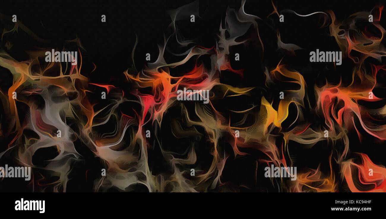 Abstract electrifying lines, smoky fractal texture pattern, digital ...