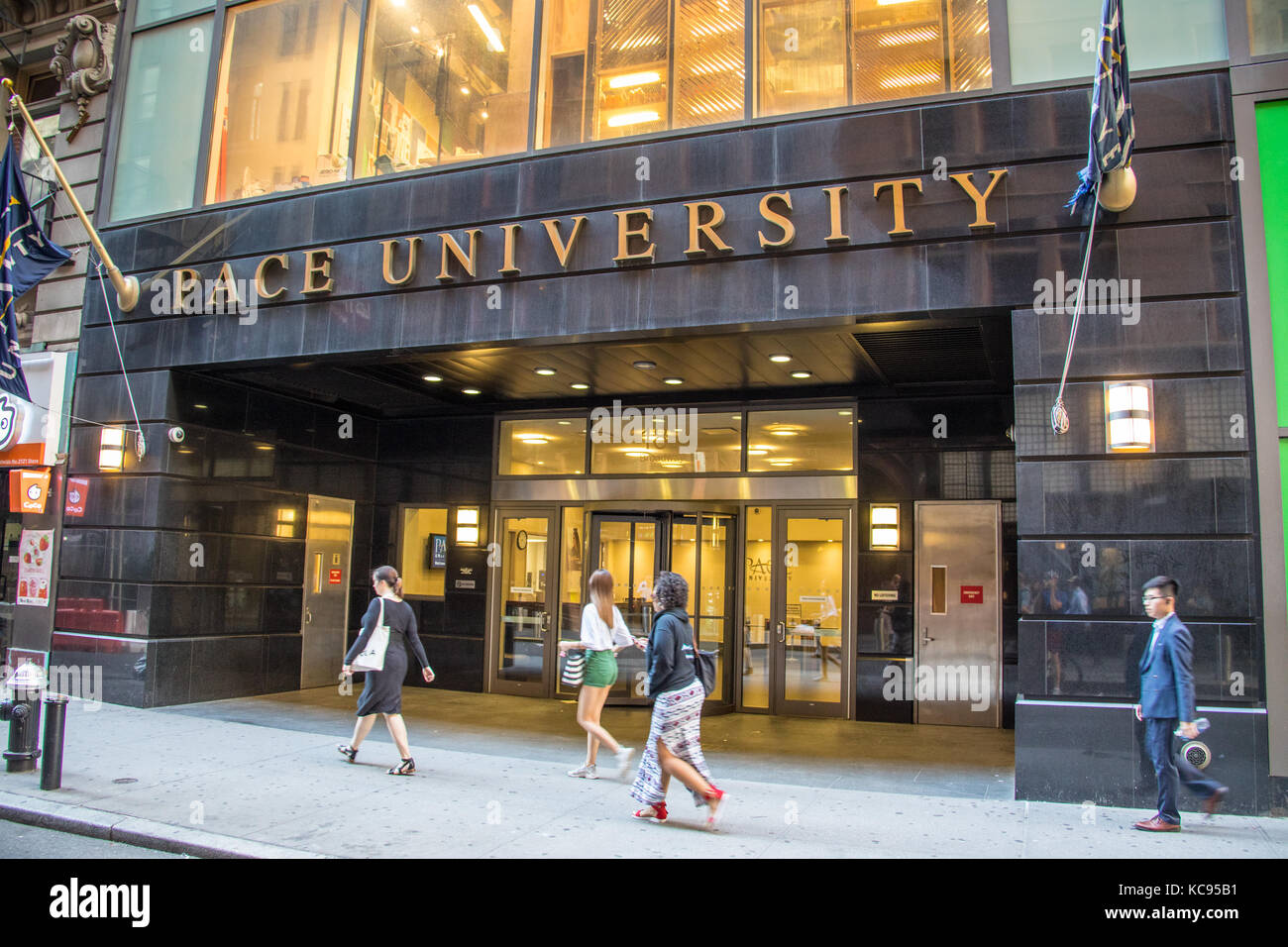 Pace University, New York, NY, USA Stock Photo - Alamy