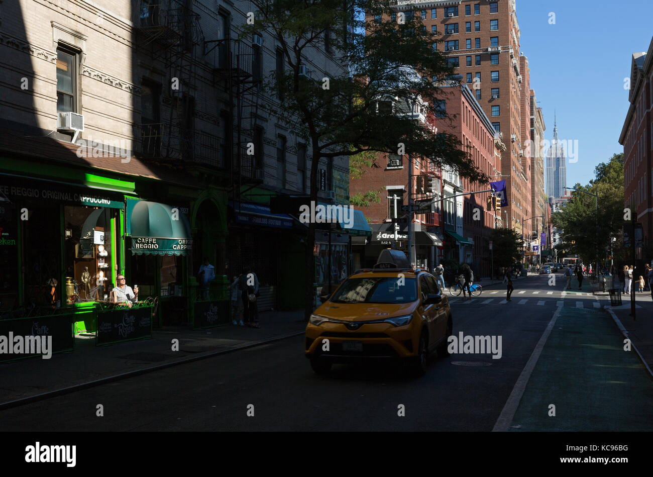 Caffe Reggio on MacDougal Street in New York, New York on October 01