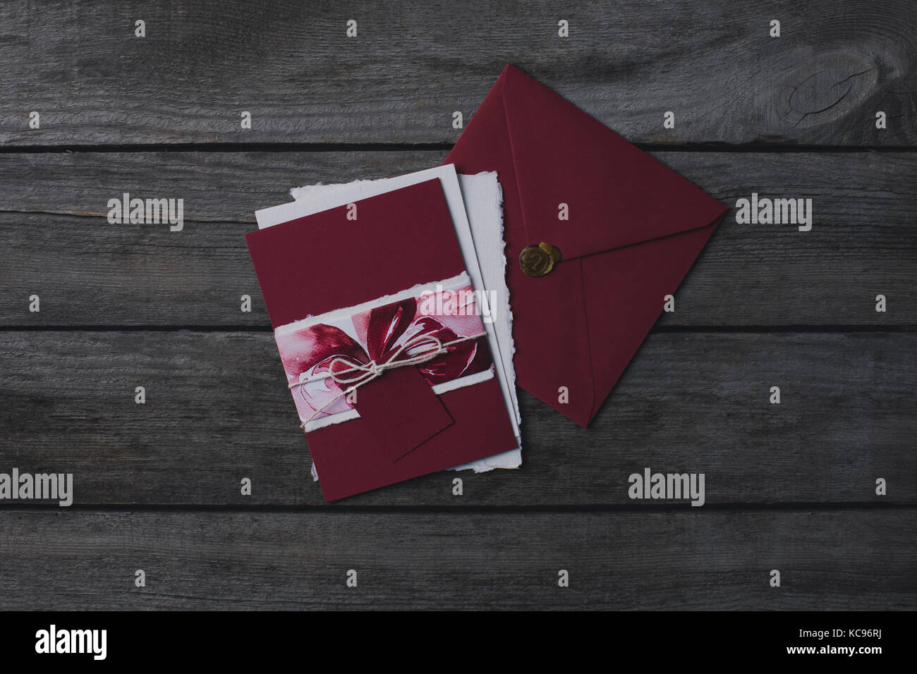 composition of holiday invitations Stock Photo - Alamy