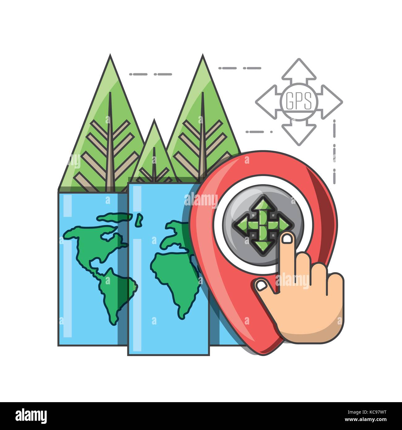 Travel and navigation design Stock Vector Image & Art - Alamy