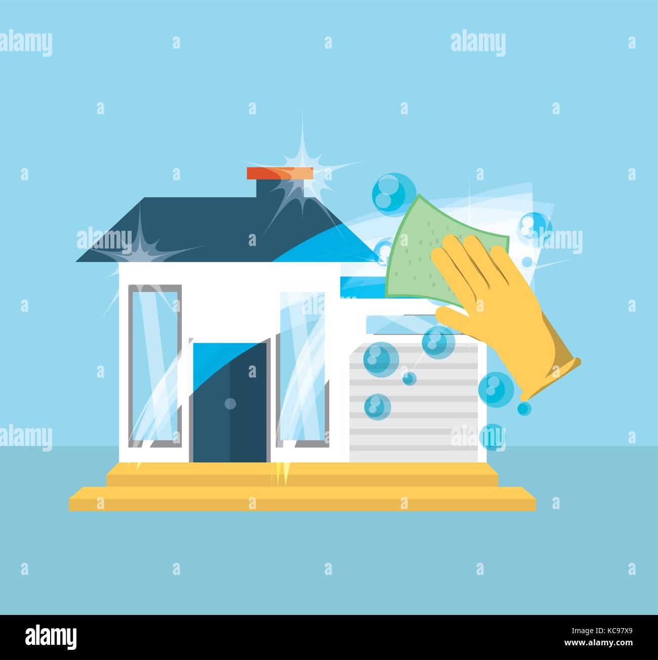 Cleaning service design Stock Vector Image & Art - Alamy