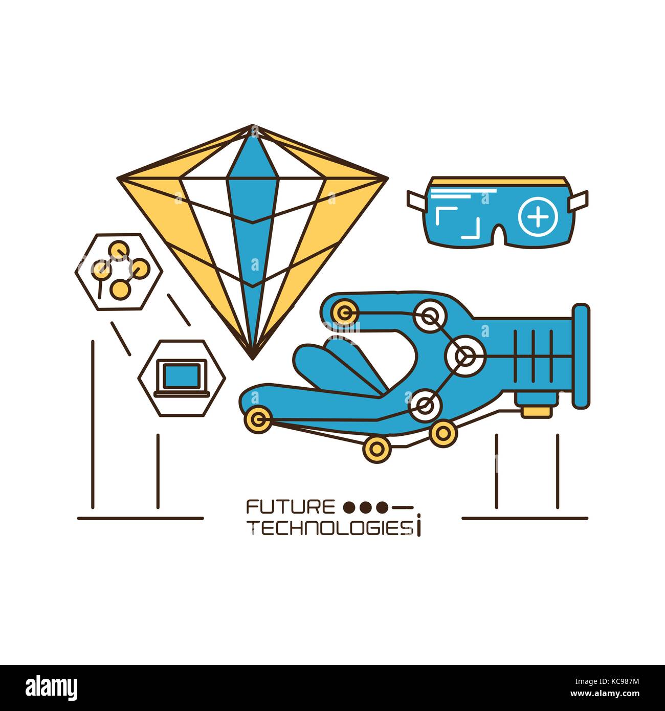 Future technologies design Stock Vector Image & Art - Alamy