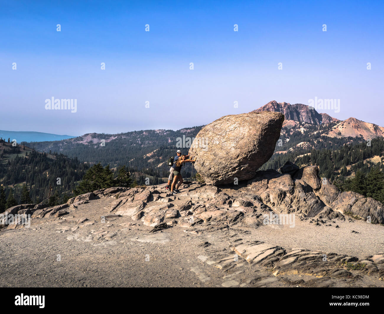 Man Pushing Boulder High Resolution Stock Photography and Images Alamy