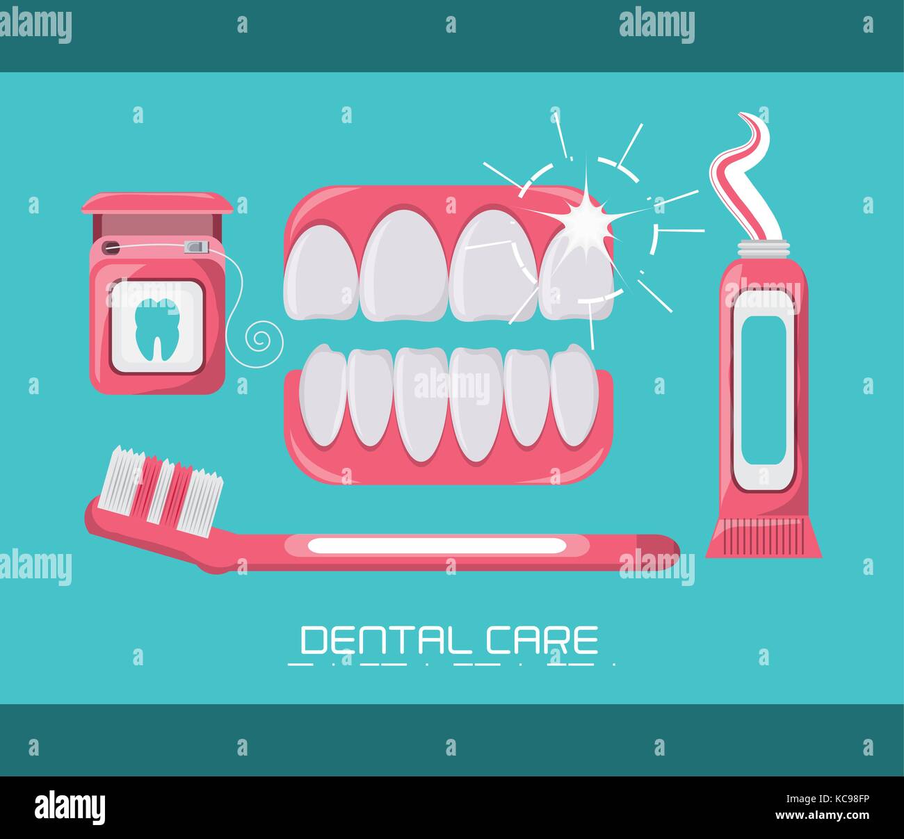 Dental care design Stock Vector Image & Art - Alamy