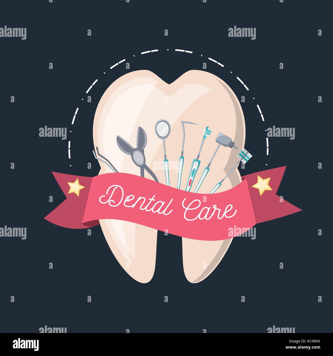 Dental care design Stock Vector Image & Art - Alamy