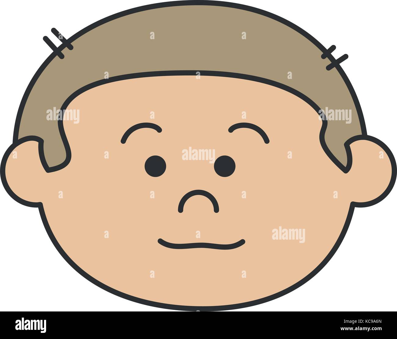 little boy head avatar character Stock Vector Image & Art Alamy