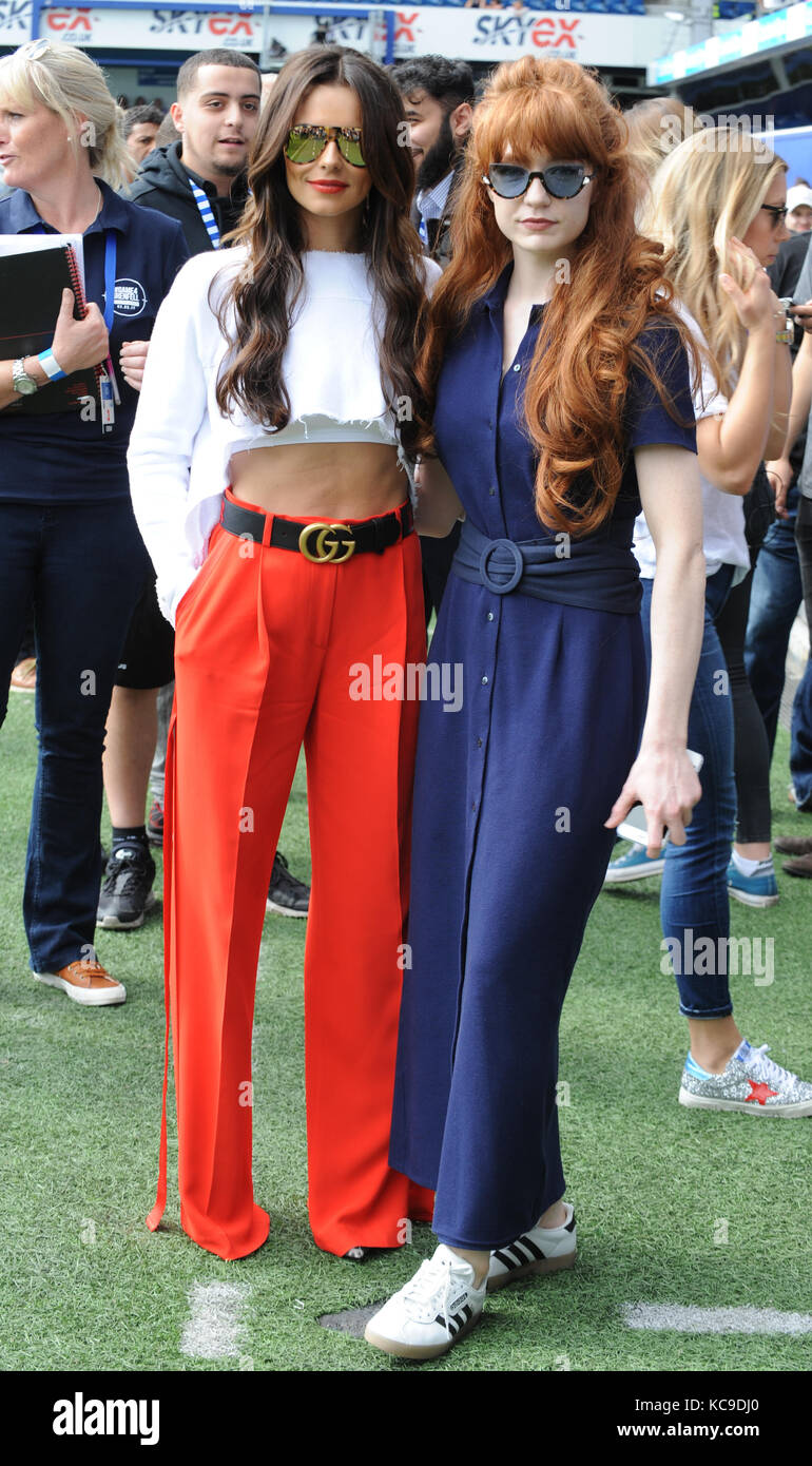 Game for Grenfell, at Loftus Road Stadium, celebrities, family members from Grenfell and members of the emergency services took part tin the match, with a special half time performance by Rita Ora  Featuring: Cheryl Cole Where: London, United Kingdom When: 02 Sep 2017 Credit: WENN.com Stock Photo