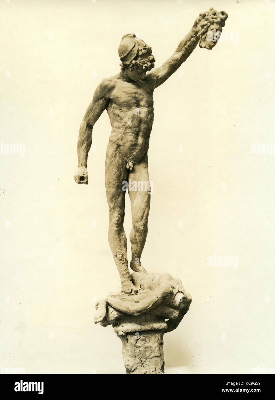 Perseus, Wax Model by Benvenuto Cellini Stock Photo