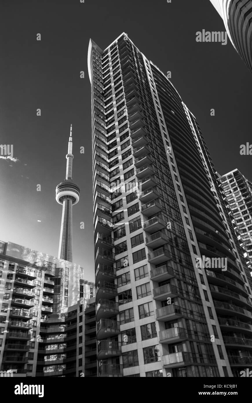 Modern buildings developed Black and White Stock Photos & Images - Alamy