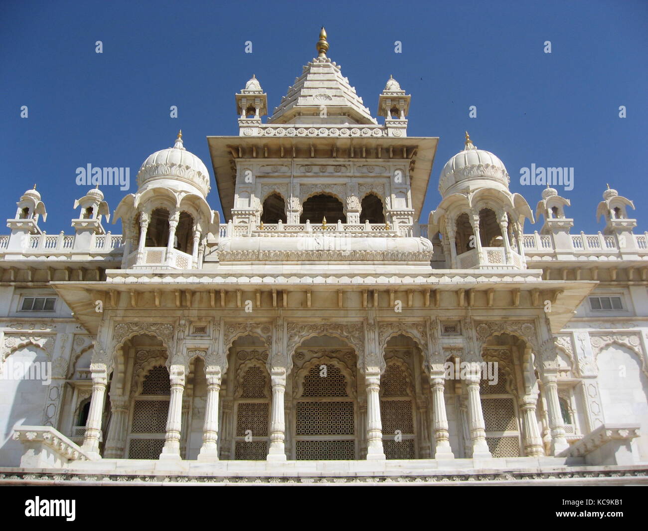 India - Indien - Jaswant Thada-Mausoleum Stock Photo