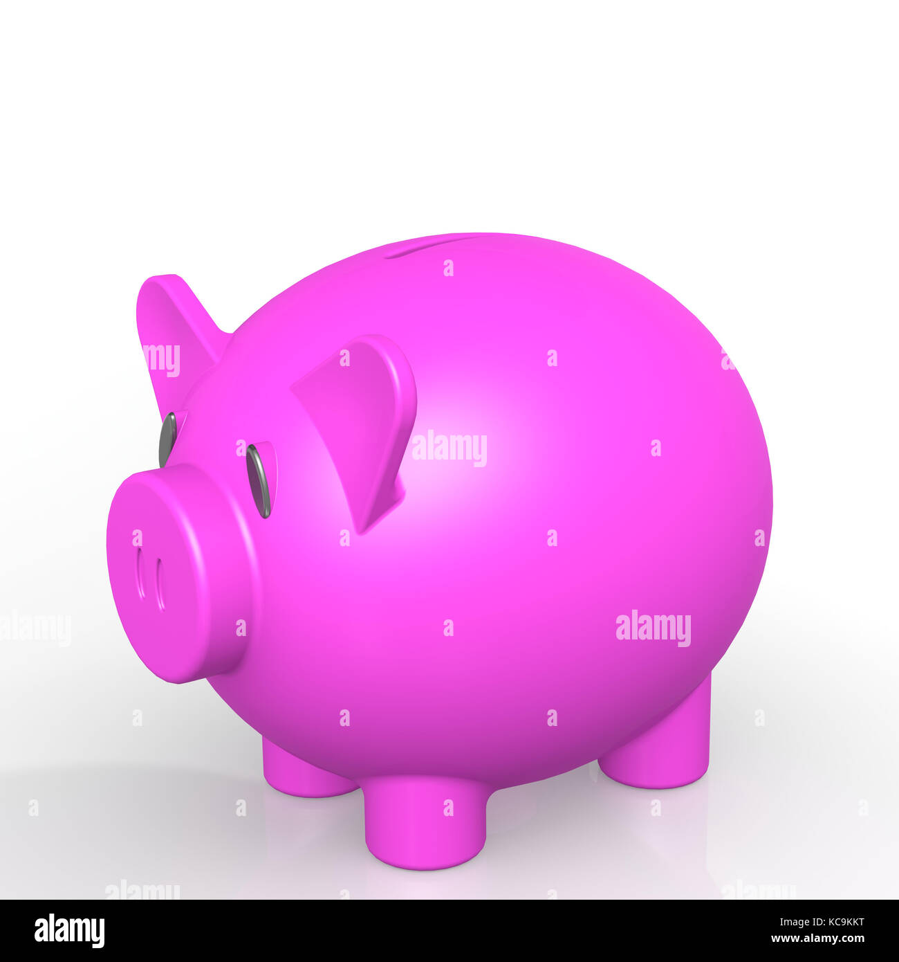 Pink isolated piggy bank image with hi-res rendered artwork that could ...