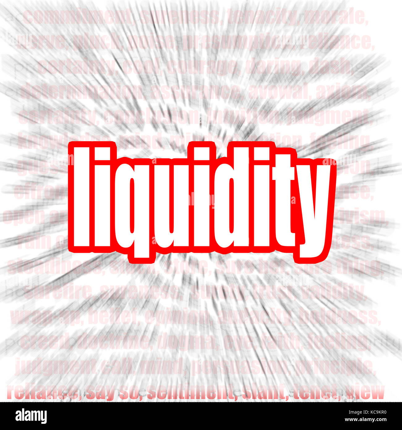 Liquidity word cloud image with hi-res rendered artwork that could be ...
