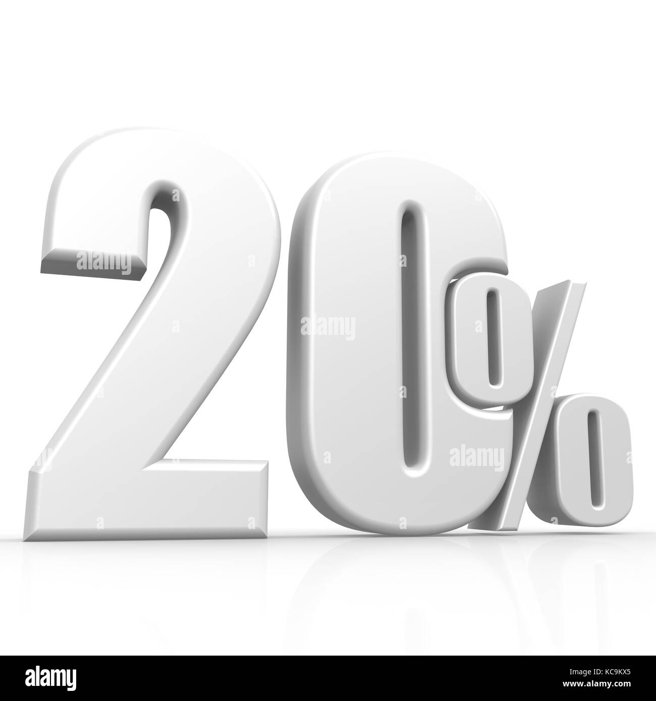 Twenty percent white image with hi-res rendered artwork that could be used for any graphic design. Stock Photo