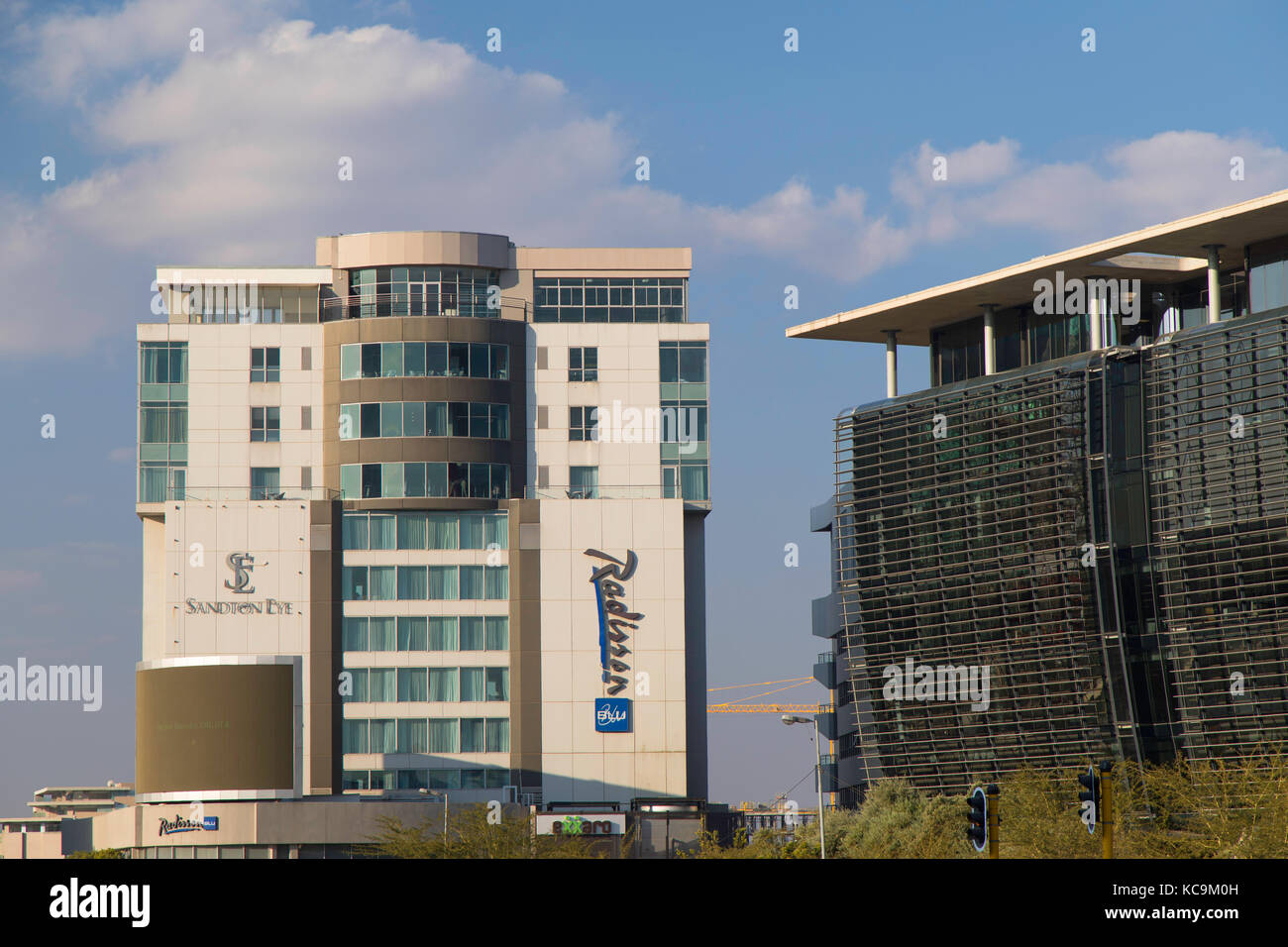 Radisson Blu Hotel, Sandton, Johannesburg, Gauteng, South Africa Stock