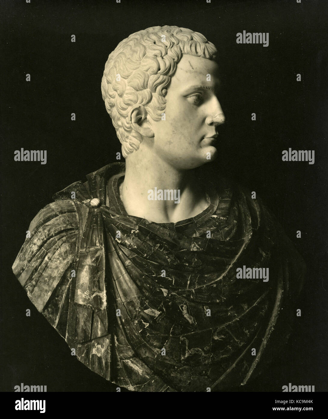 Caesar Augustus, Roman Emperor sculpture Stock Photo
