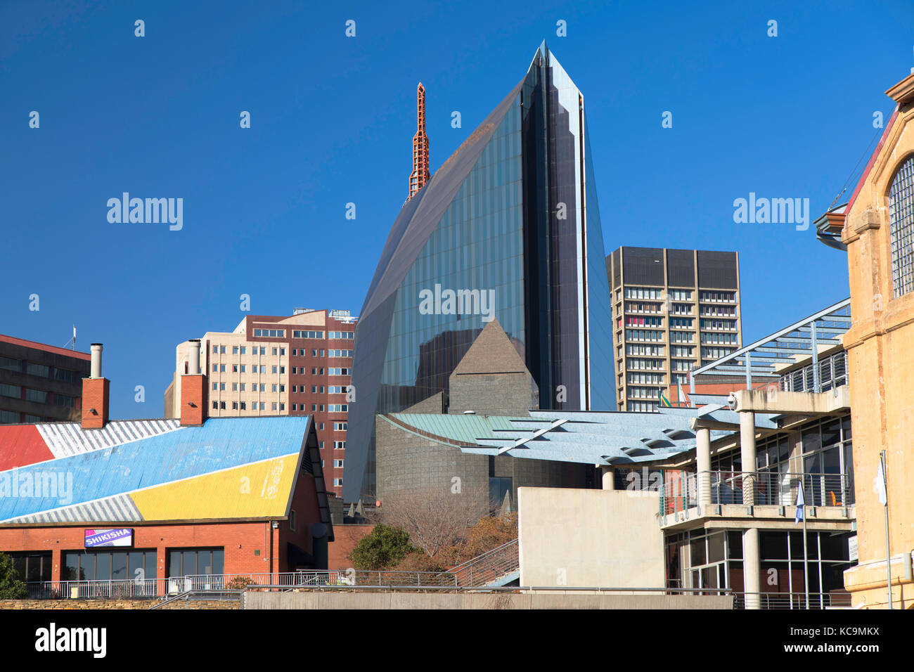 ABSA Bank building, Newtown, Johannesburg, Gauteng, South Africa Stock Photo
