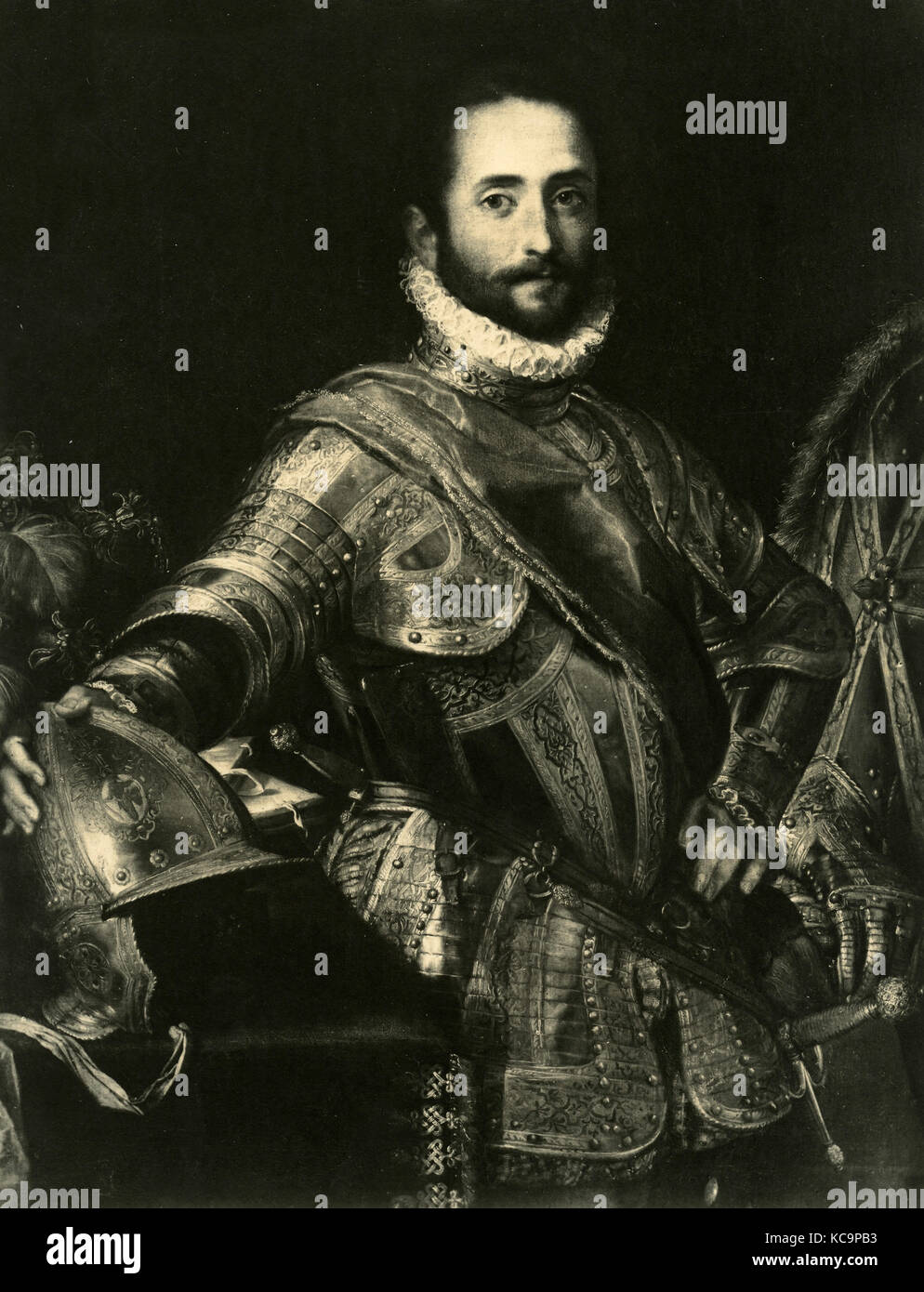 Francesco Maria I della Rovere, Duke of Urbino, painting by Baroccio Stock Photo