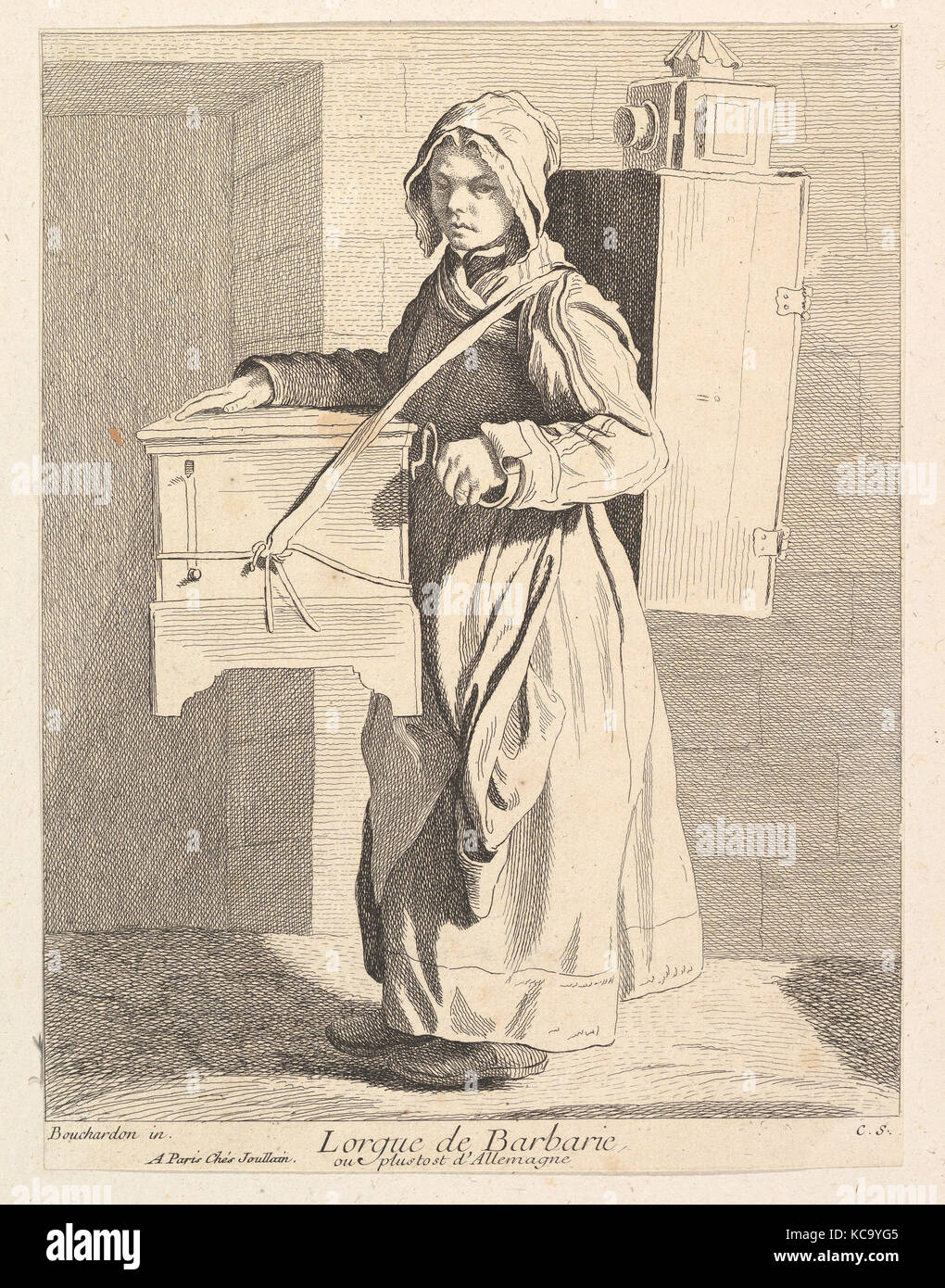 Organ Grinder, Anne Claude Philippe de Tubières, comte de Caylus, 1737