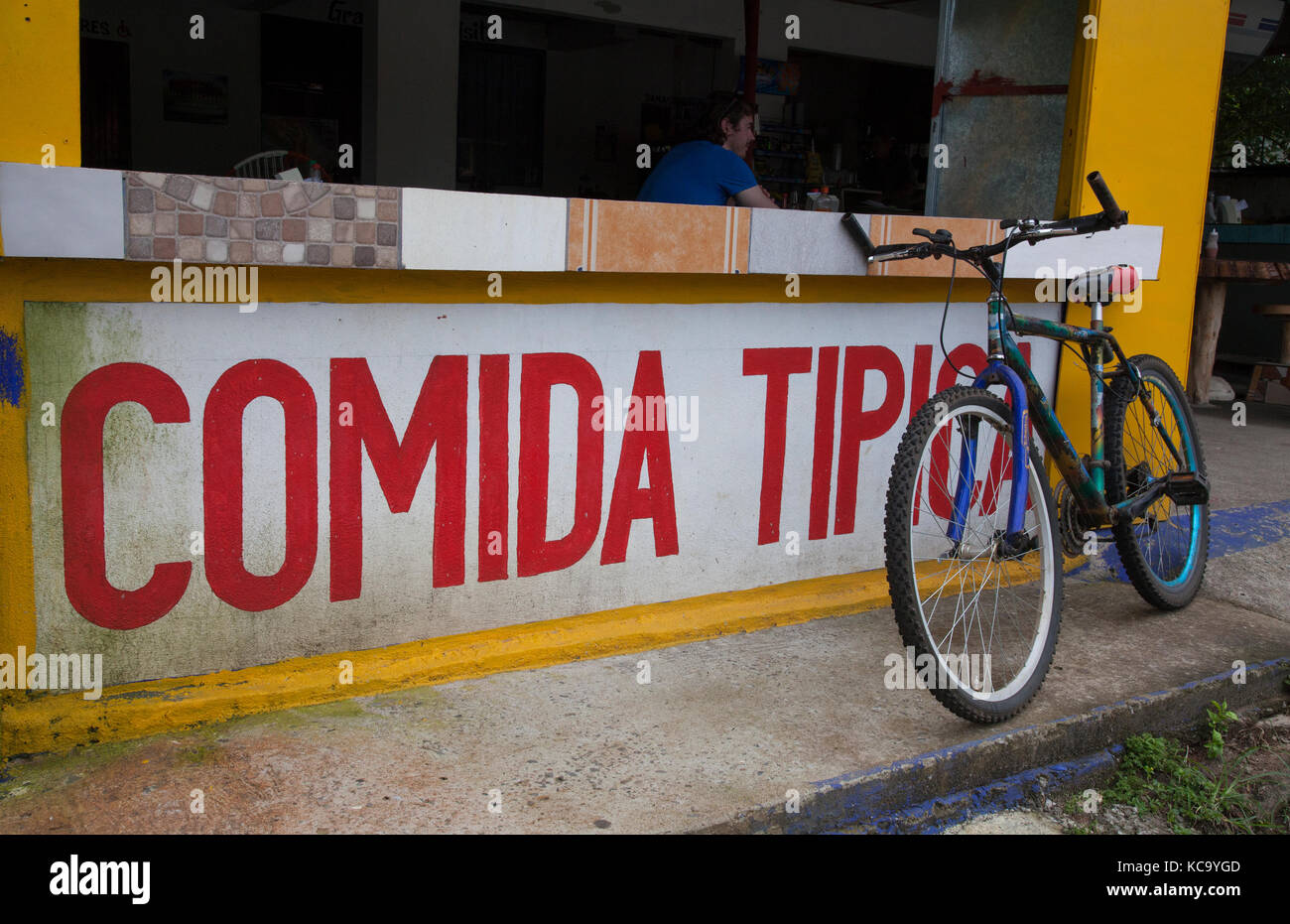 Comida Tipica at a Soda store market in Costa Rica Stock Photo