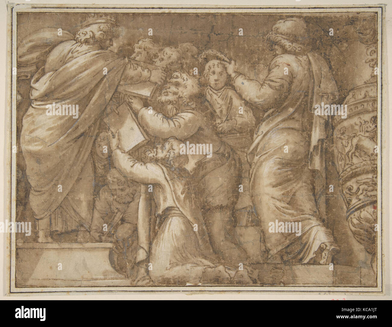 Historical Scene, After Polidoro da Caravaggio, 1499–1543 Stock Photo