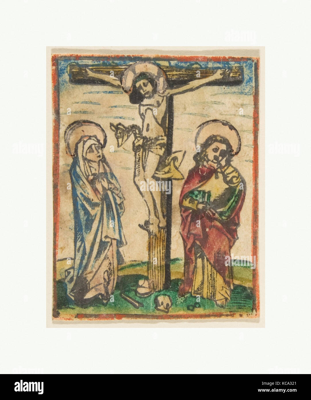 Christ on the Cross with The Virgin and Saint John (Schr. 452c ...