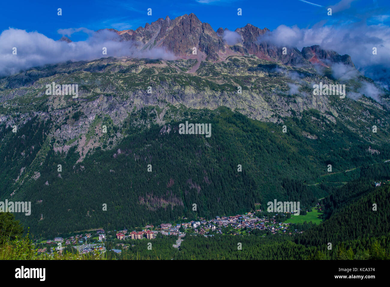 landscape of the french alps Stock Photo - Alamy