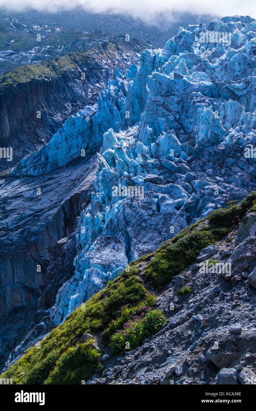 glacier in the French Alps Stock Photo Alamy