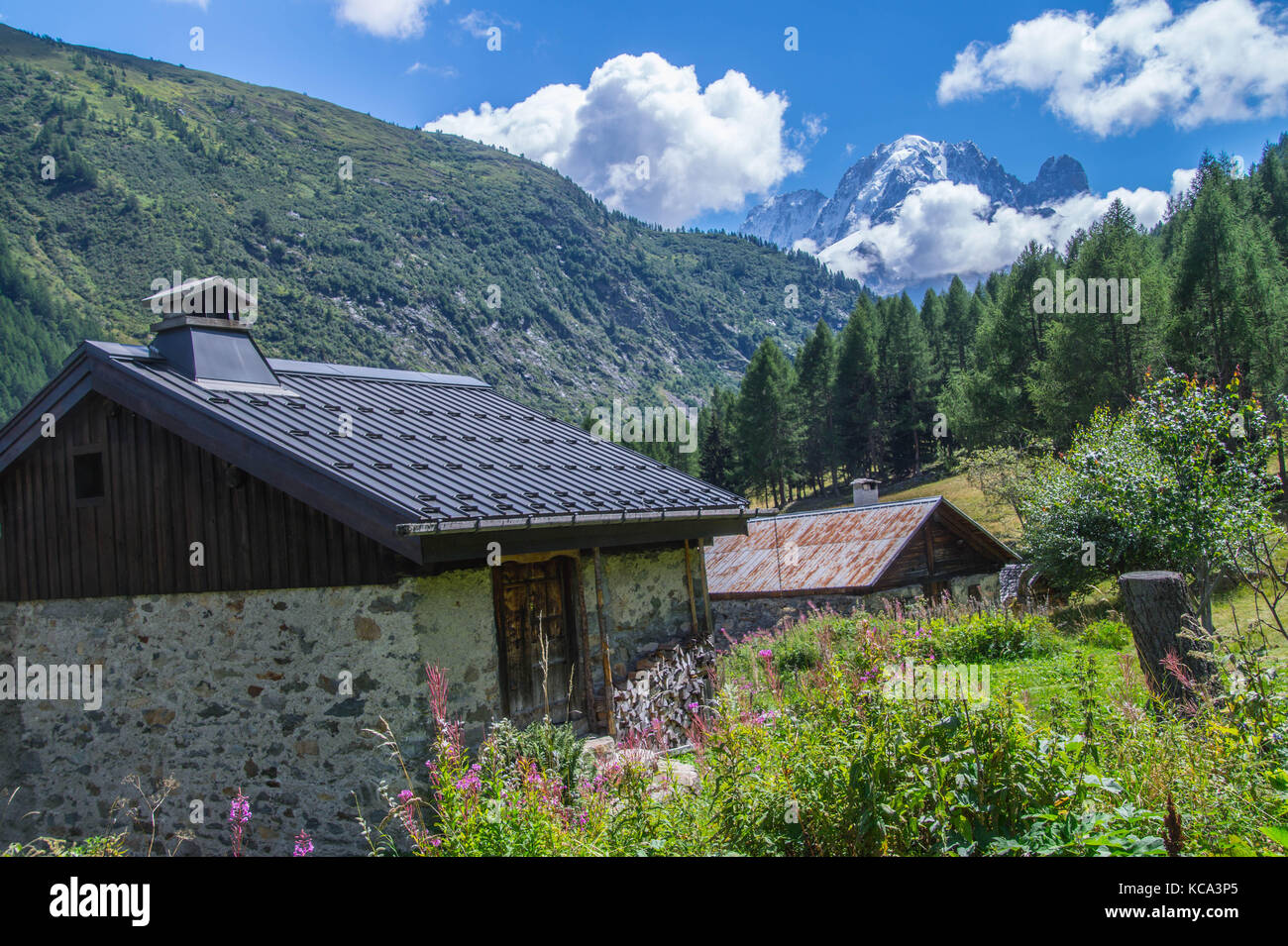 landscape of the French Alps Stock Photo - Alamy