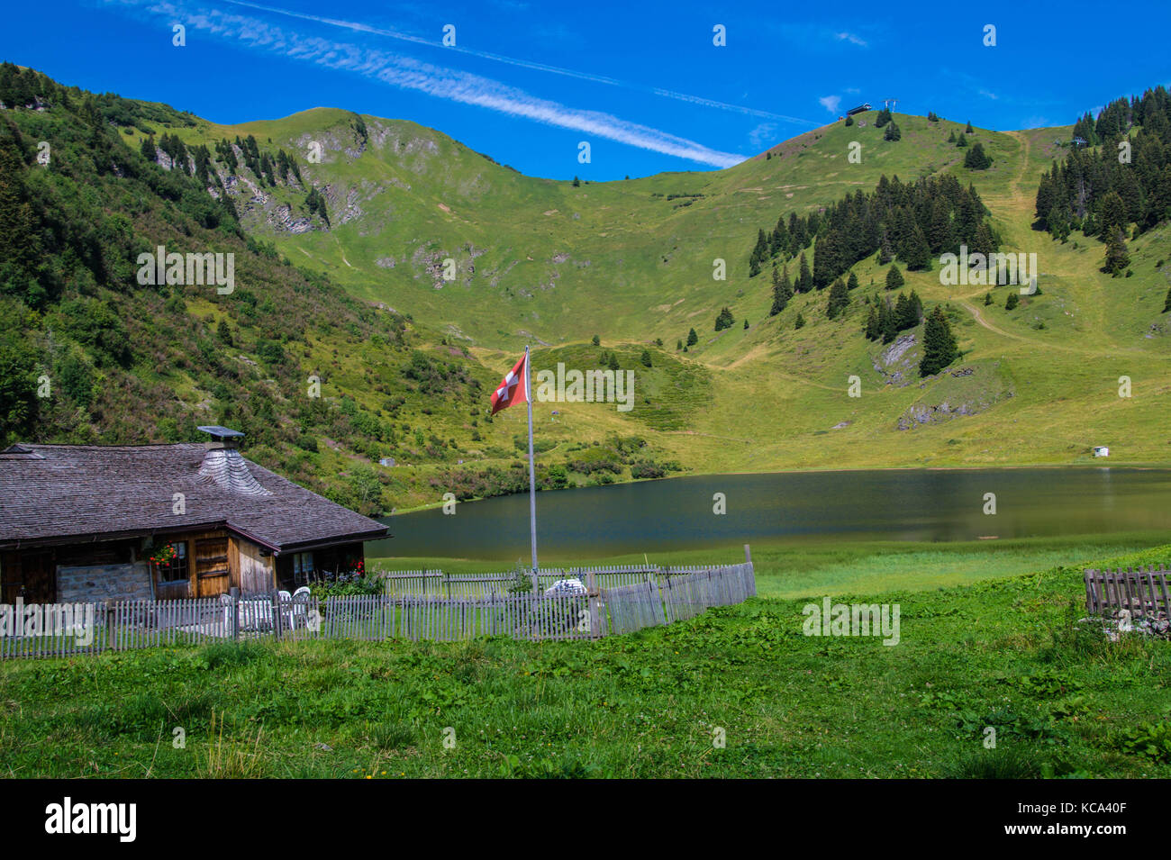landscape of the Swiss Alps Stock Photo - Alamy