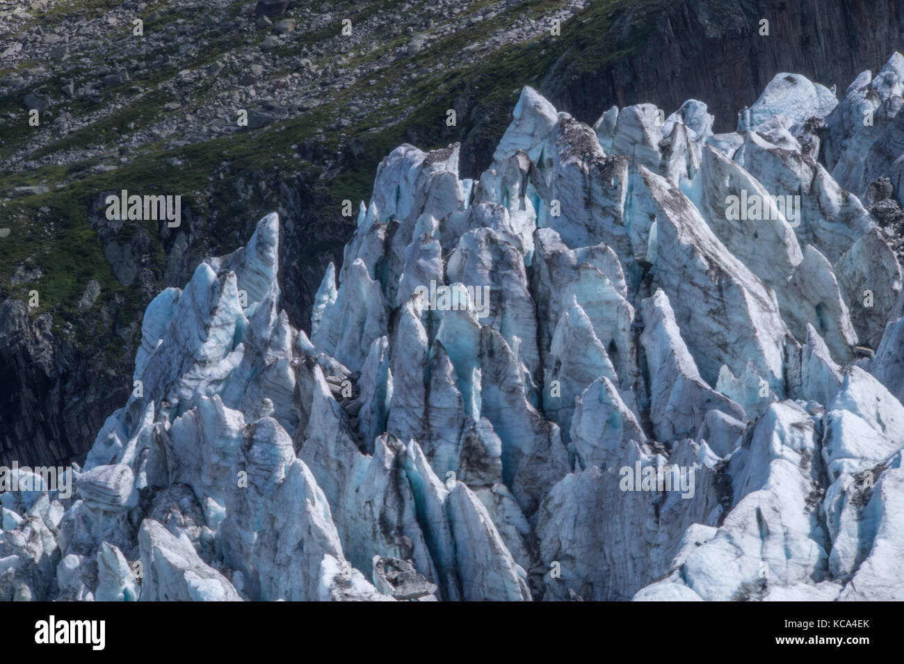 glacier in the French Alps Stock Photo Alamy