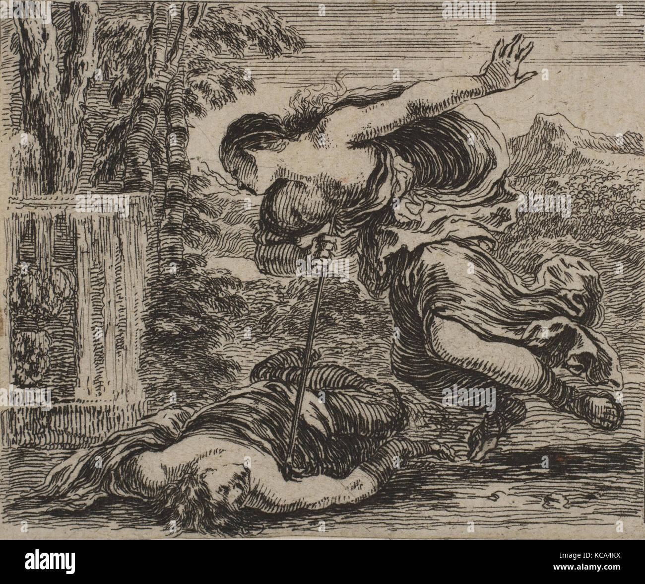 Pyramus et Thisbe, from 'Game of Mythology' (Jeu de la Mythologie