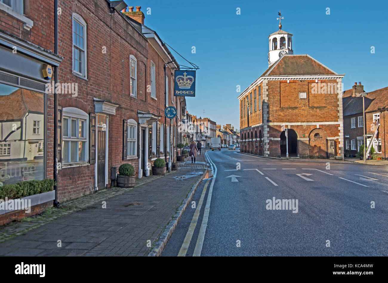 Amersham, Chilterns, Buckinghamshire, Market Hall, High Street Stock