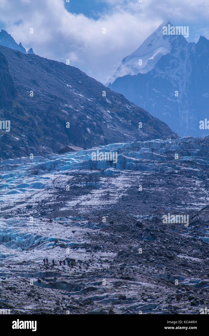 glacier in the French Alps Stock Photo Alamy