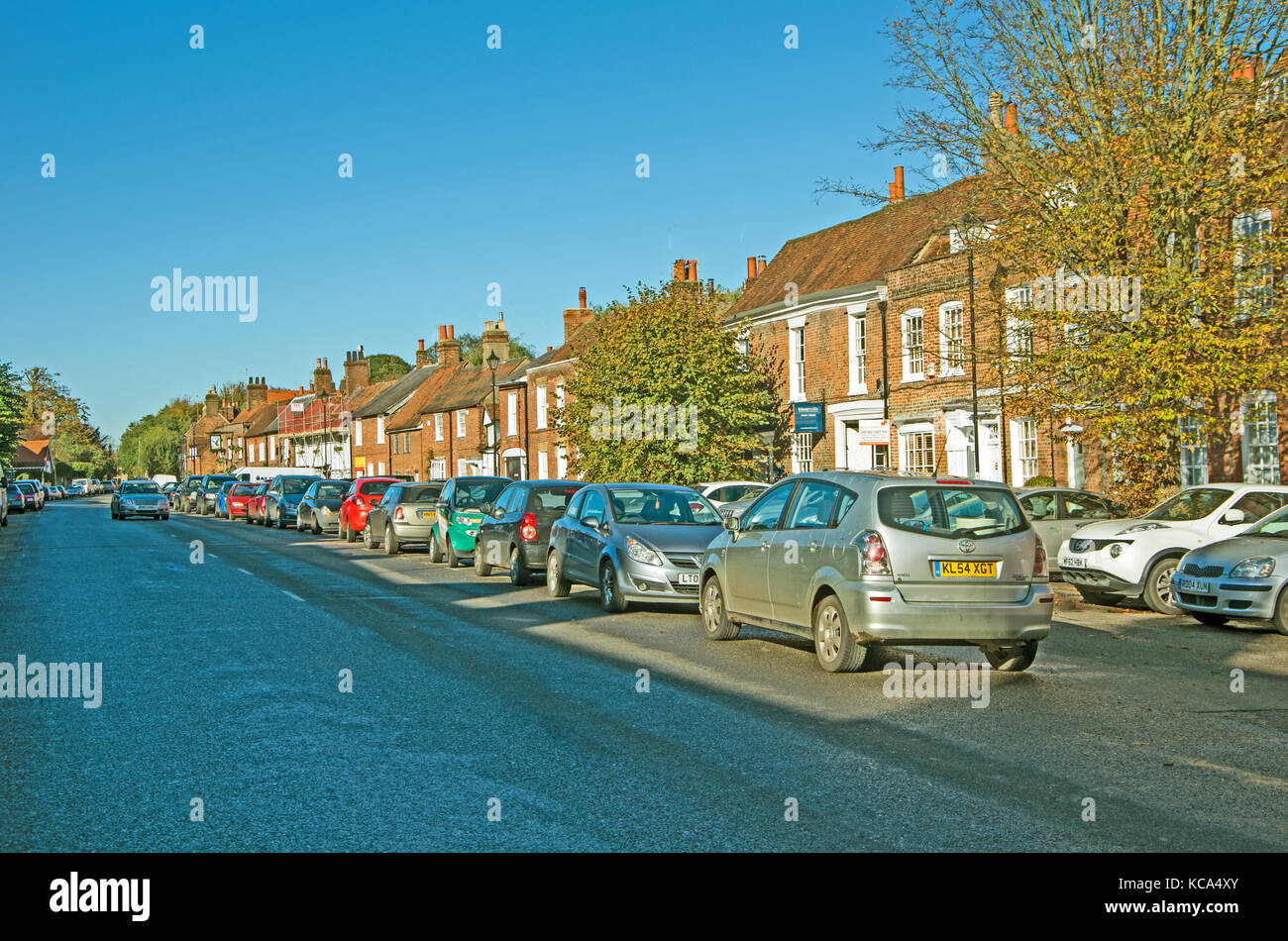Old Amersham, Buckinghamshire, High Street, Chilterns; England Stock
