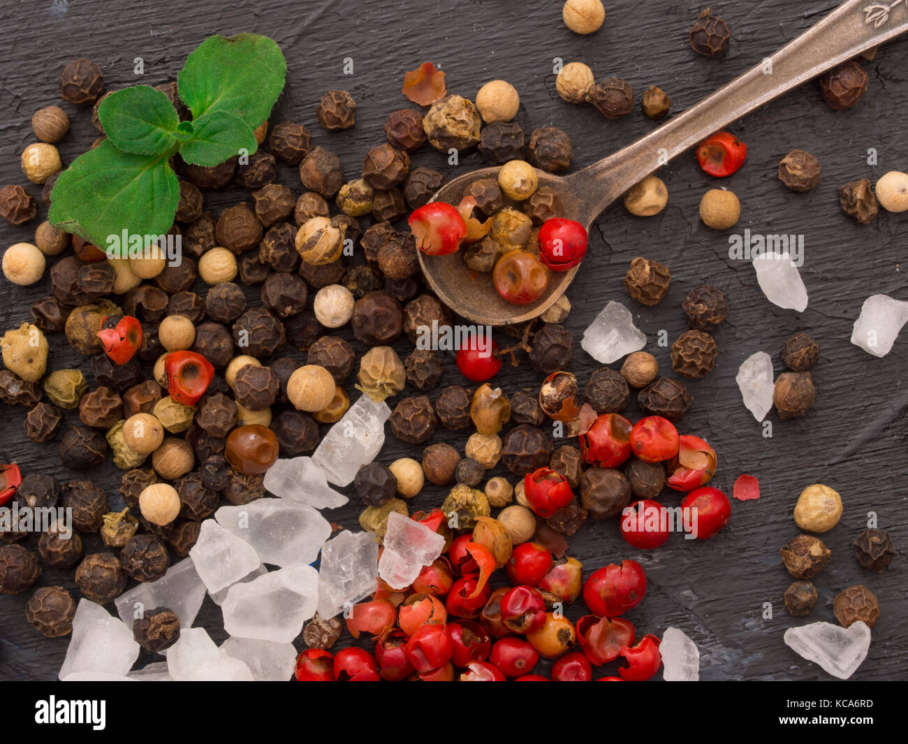 Spices And Herbs Stock Photo - Alamy