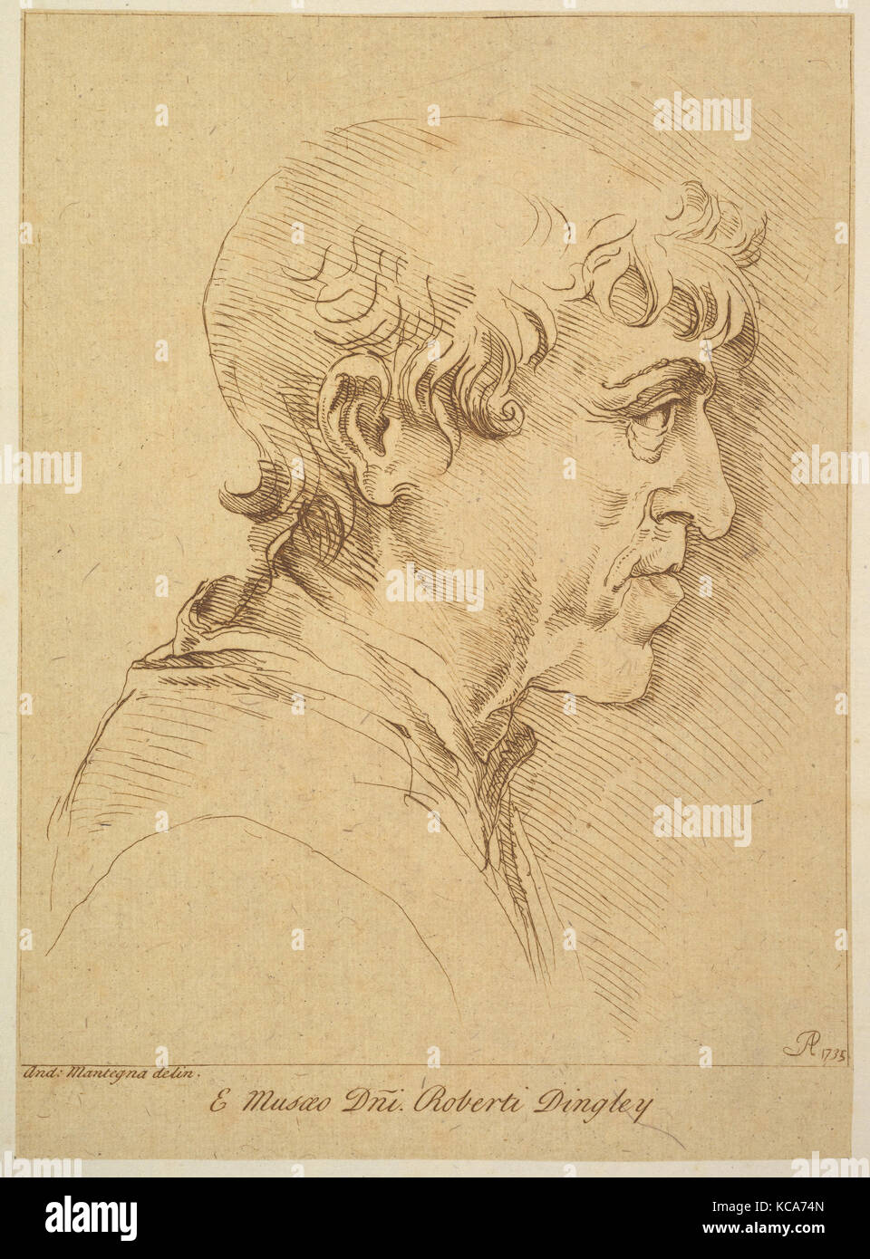 A Collection of Etchings and Engravings in Imitation of Drawings from Various Old Masters Stock Photo