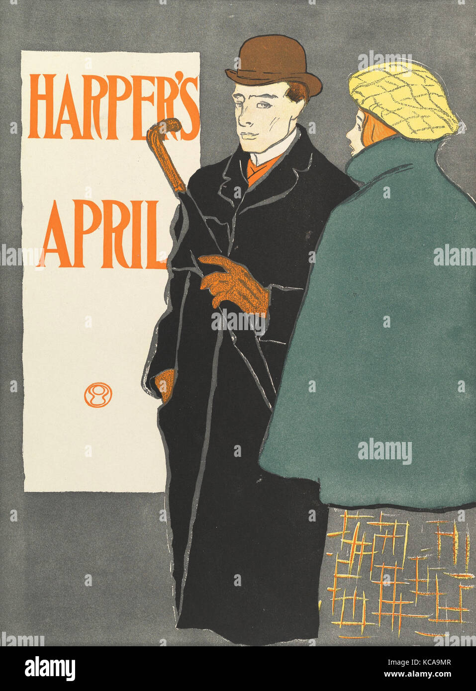 Harper's: April, 1896, Lithograph, Sheet: 17 15/16 × 13 3/8 in. (45.5 × ...