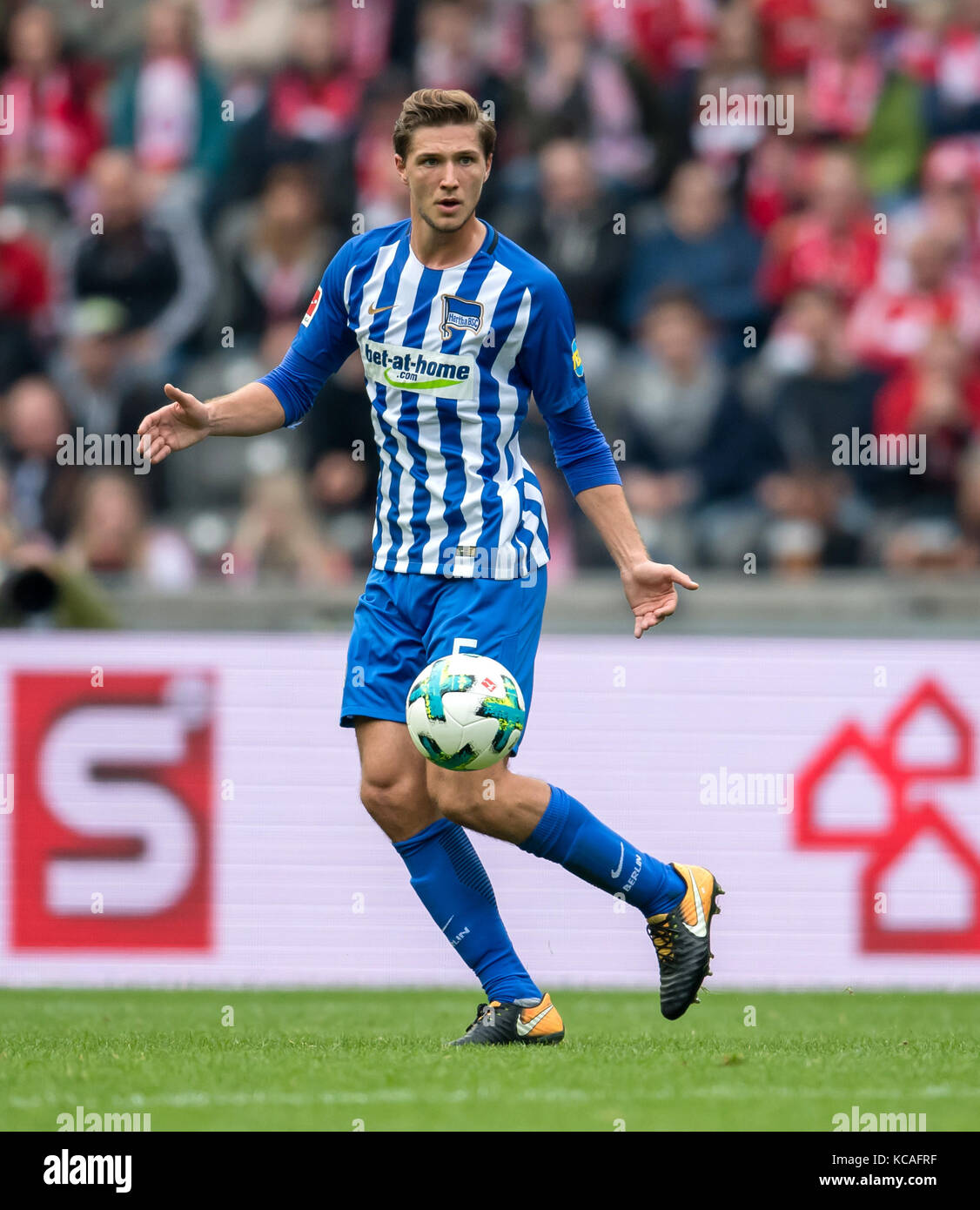 Berlin S Niklas Stark In Action During The German Bundesliga Football Stock Photo Alamy