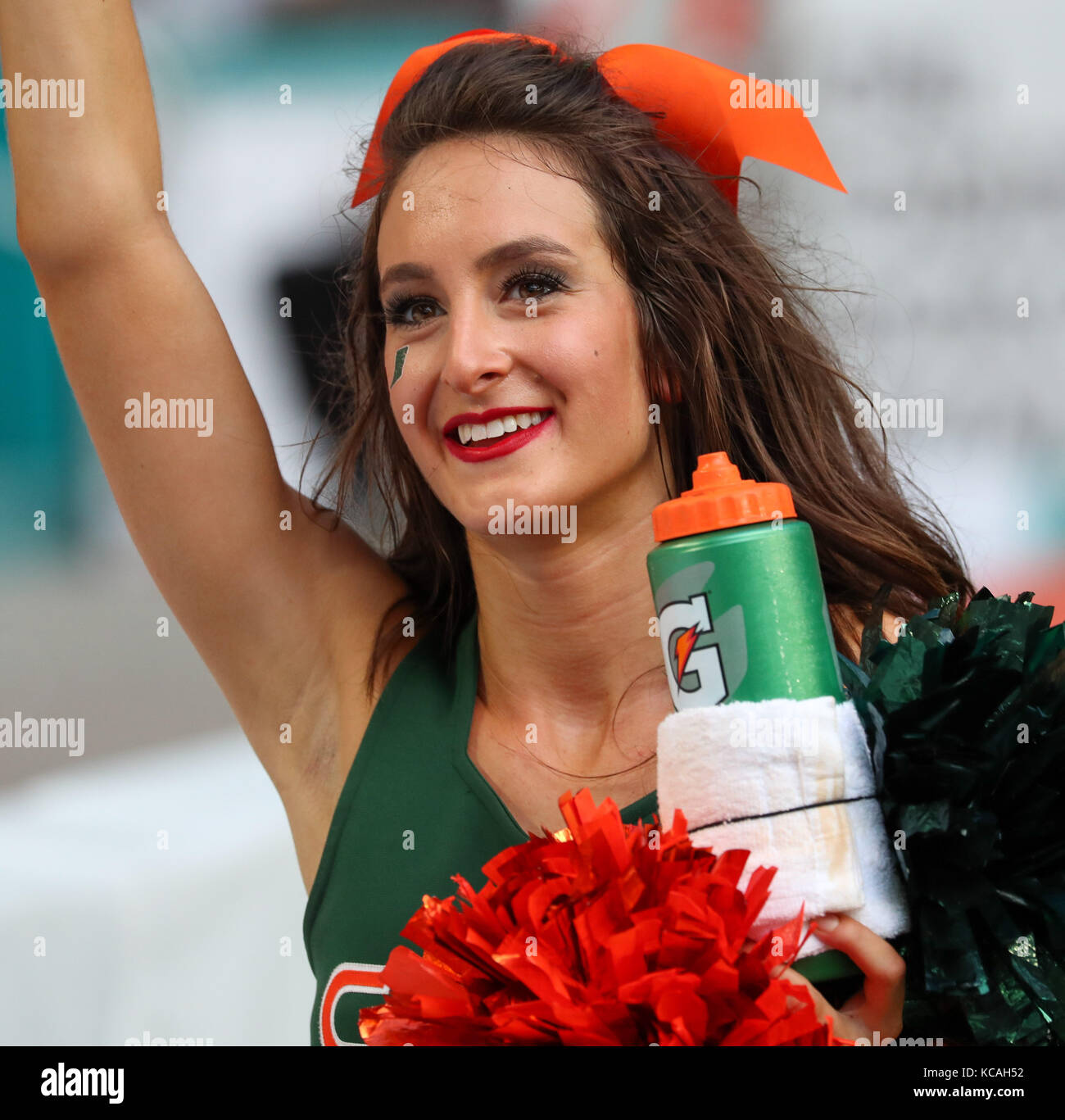 Miami Gardens, Florida, USA. 23rd Sep, 2017. A Miami Hurricanes ...