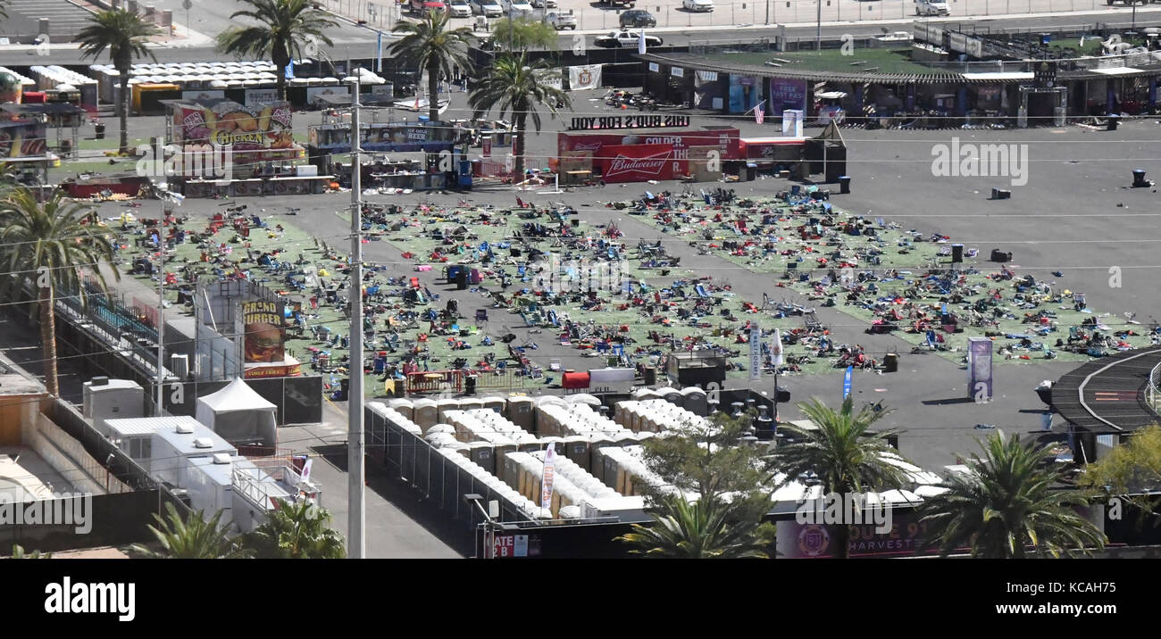 Las Vegas, USA. 3rd Oct, 2017. The shooting happen during day 3 of the