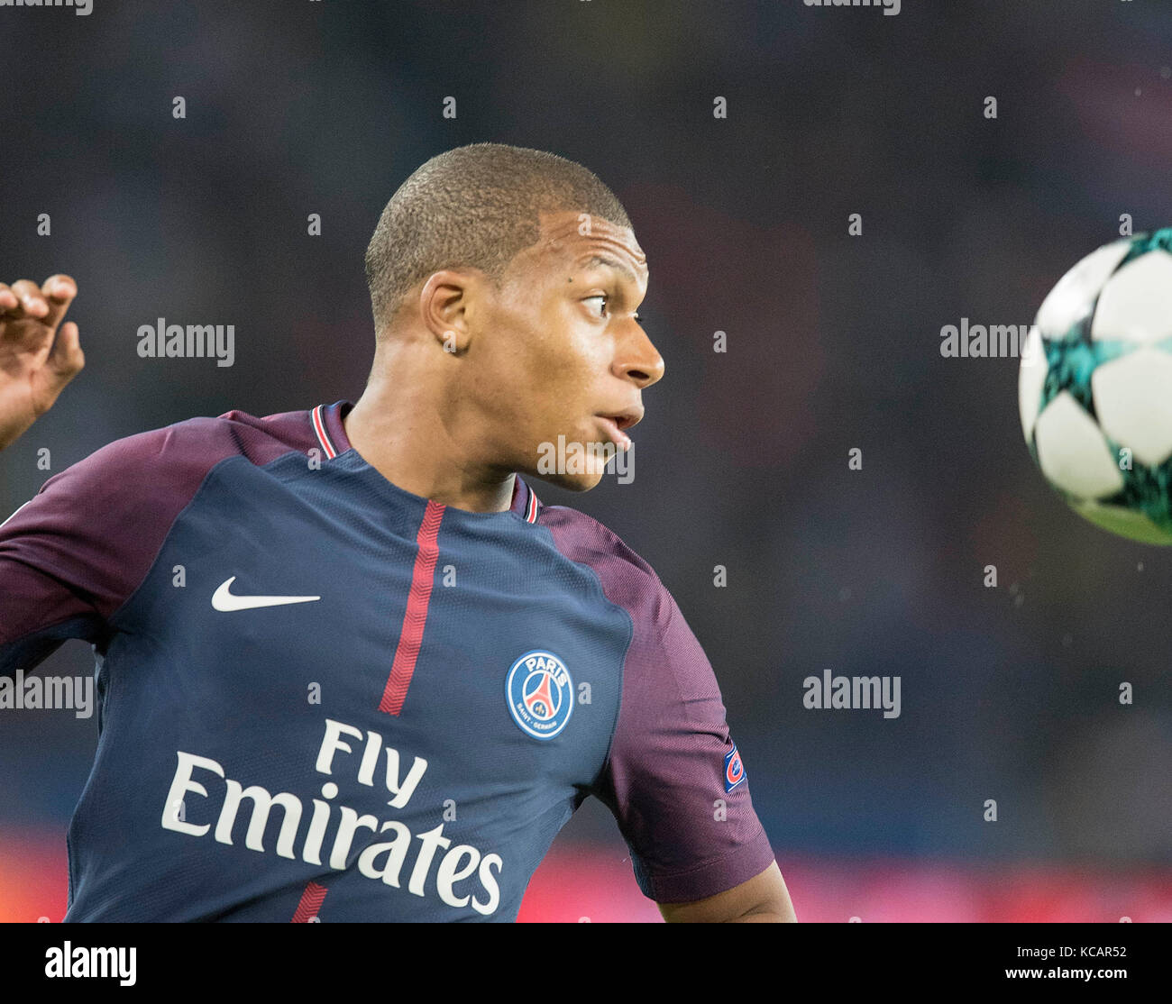 Kylian MBAPPE Paris Aktion Fussball Champions League Vorrunde 2 kylian-mbappe-paris-aktion-fussball-champions-league-vorrunde-2