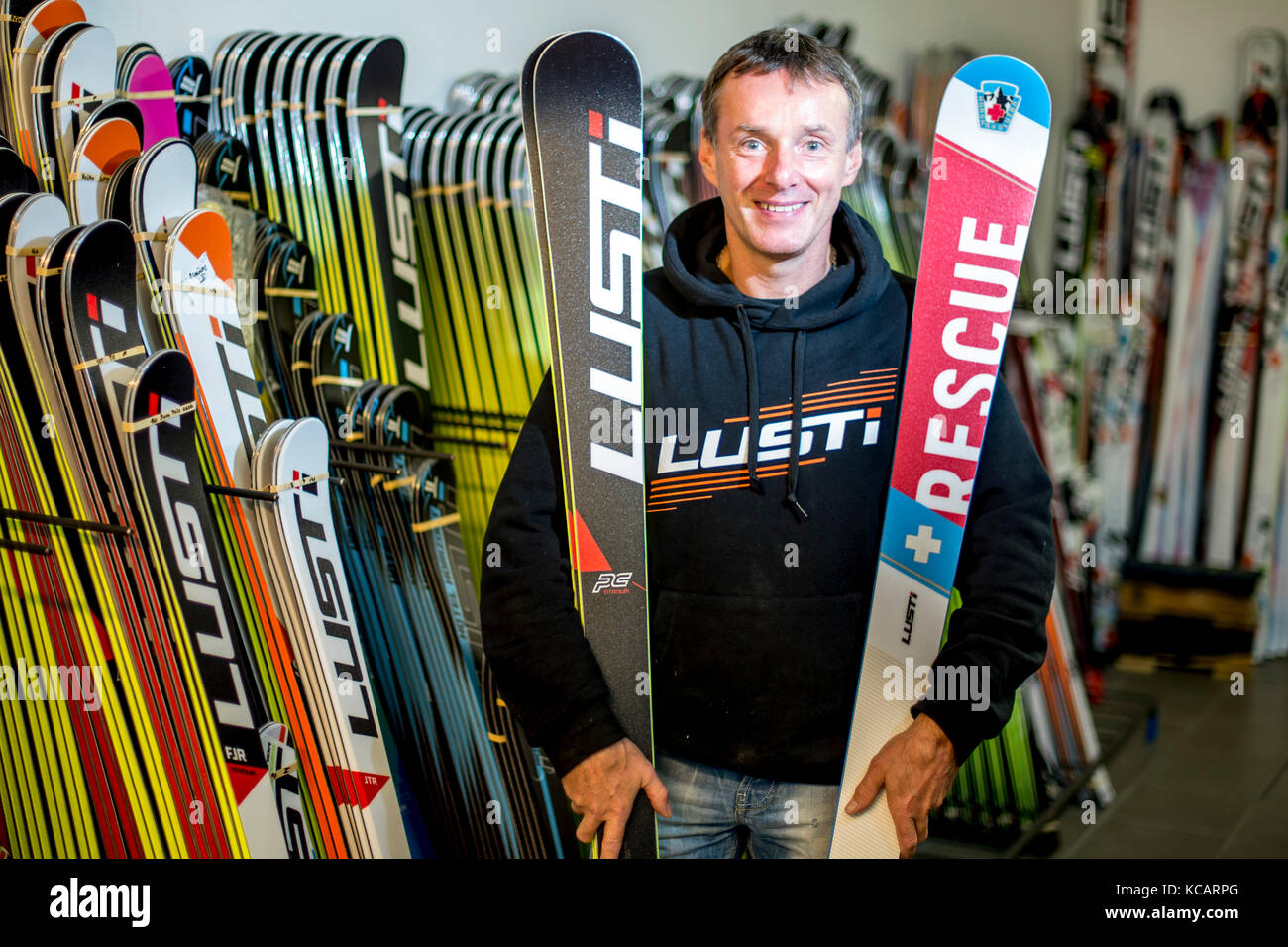 Czech company Lusti, which produces skis was founded in 1993 and initially  specialized in international market. Since 2000 the company began to  produce skis for the Czech market under the brand Lusti.